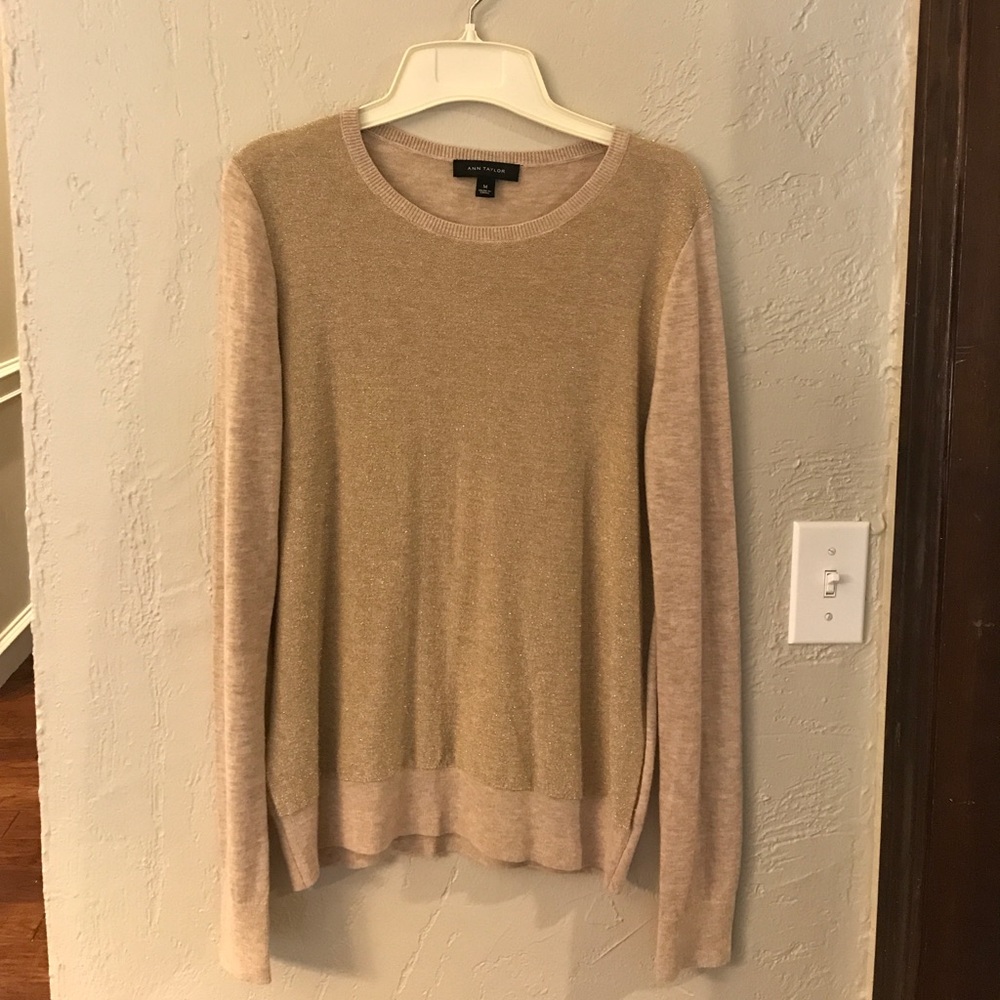 Ann Taylor Gold Sweater